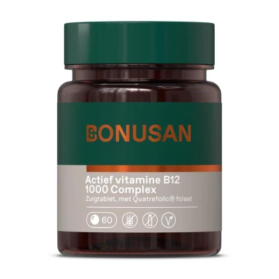 Afbeelding van Actief Vitamine B12 1000 Complex 60 Zuigtabletten Default Title