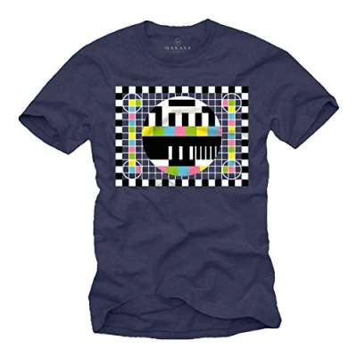 Afbeelding van Big Bang Theory T shirt voor heren, blauw, 4XL, Blauw