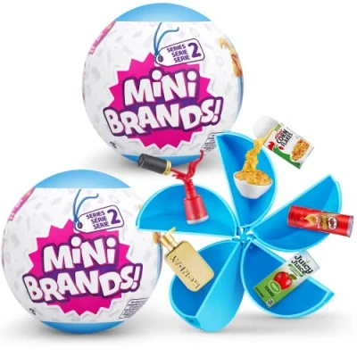 Image de Mini Brands 5 SURPRISE Série 2 Mystery Capsule Real Miniature Jouet à Collectionner (Lot de 2) par ZURU