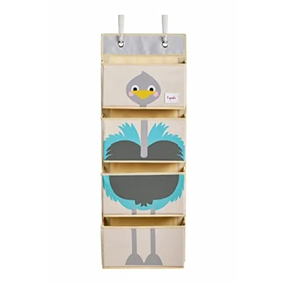 Afbeelding van 3 Sprouts Wand Organizer Struisvogel
