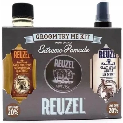 Afbeelding van REUZEL Extreme Hold Groom Try Me Kit