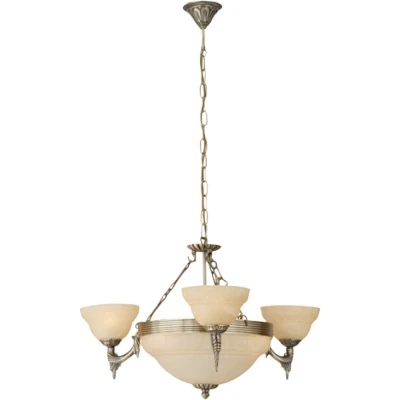 Afbeelding van EGLO Marbella Hanglamp 6 Lichts Ø740mm. Brons Champagne