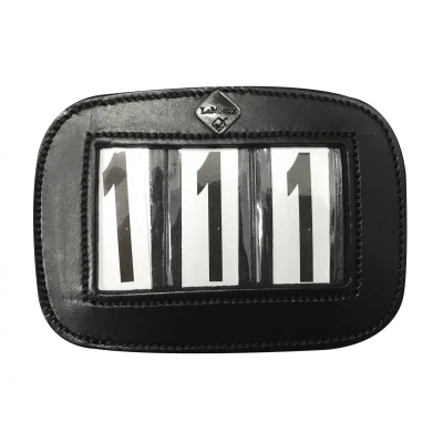 Image de LeMieux Numéros de Concours Saddle Pad Noir