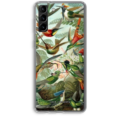 Afbeelding van Case Company® hoesje geschikt voor Samsung Galaxy S21 Plus Haeckel Trochilidae Soft Cover Telefoonhoesje Bescherming aan alle Kanten en Schermrand