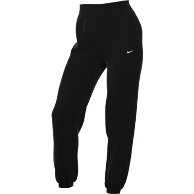 Afbeelding van Nike Sportswear Chill Terry Joggingbroek Dames Black Zwart Sportbroek