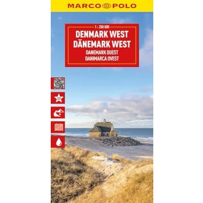 Afbeelding van Marco Polo Wegenkaart Denemarken West