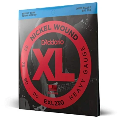 Afbeelding van D&#039;Addario EXL230 Heavy 55 110 snarenset voor basgitaar