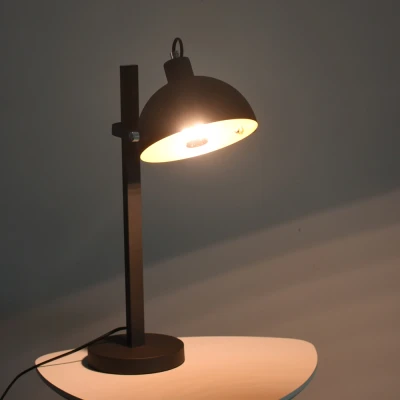 Afbeelding van Arras Industriele Design Tafellamp Zwart Goud
