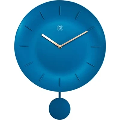 Afbeelding van Nextime Nx 7339Tq Wandklok Nxt Bowl Ø 30 Cm Turquoise