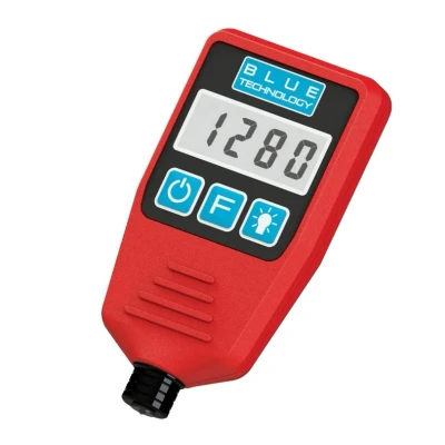 Afbeelding van Blue Technology P13 AL Professionele laagdikte, staal en aluminium, autolaktester, gemaakt in de EU, rood