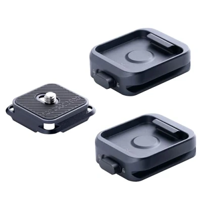 Afbeelding van PGYTECH snelsluitplaat + adapter met en klem voor Sony/Nikon/Fuji/DJI camera schroeven van 6,35 mm tot 9,5 (twee klemmen plaat)