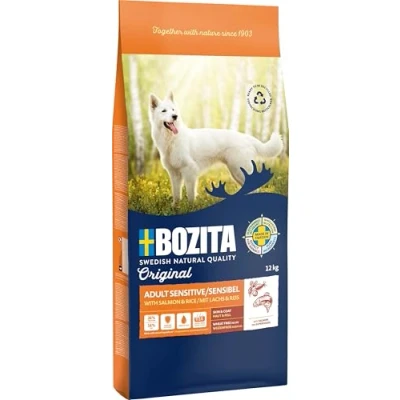 Afbeelding van Voordeelpakket: 2x12kg Bozita Original Adult Sensitive Skin &amp; Coat droog hondenvoer