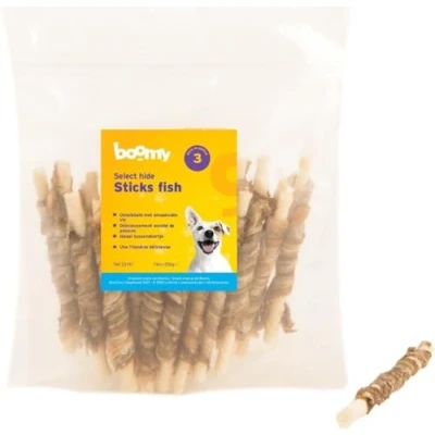 Afbeelding van Boomy Hondensnack Twist met vis 13cm 2 x 250g