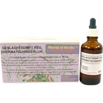Afbeelding van World Of Herbs Fytotherapie Overmatige Geslachtsdrift Reu
