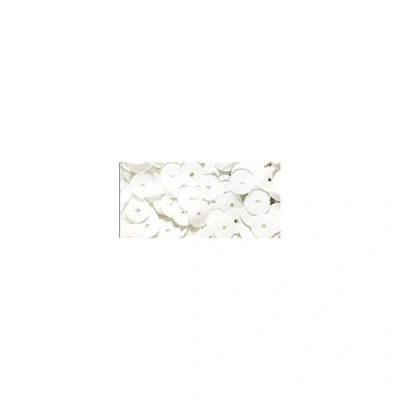 Afbeelding van Pailletten Wasbaar cup vorm wit 6 mm 4000 stuks Rayher