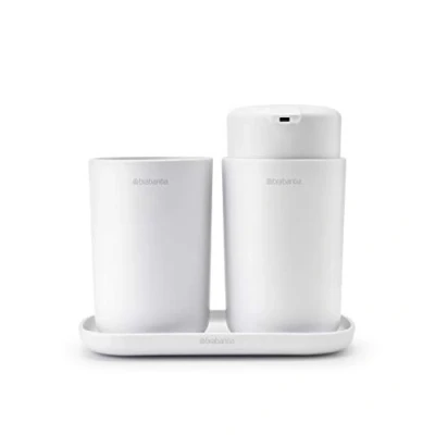 Afbeelding van Brabantia ReNew Badkameraccessoires Set Van 3 Wit