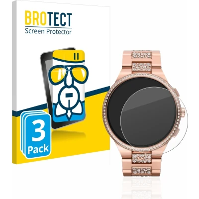 Afbeelding van BROTECT AirGlass kogelwerende glasfolie, Smartwatch beschermfolie, Transparant