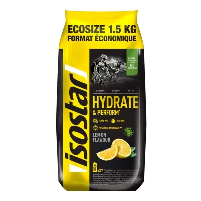 Afbeelding van Isostar Hydrate &amp; Perform Citron Poeder 1,5 kg ‎Poeder voor de bereiding van hydratatiedranken