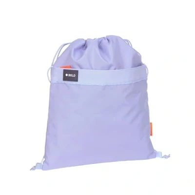 Afbeelding van Bold LÄSSIG sporttas voor school, met rugzak/schoolfunctie, string bag, lavendel, Lila., Modern