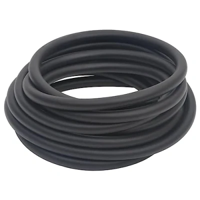 Afbeelding van Luchtslang hybride 10 m rubber en PVC zwart