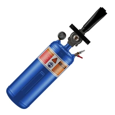 Afbeelding van Wiltec 7 liter persluchtbandenpomp, bandenbooster met 6 8 bar, vulhulp voor verschillende banden, opblaaskanon auto en motorbanden, draagbare bandenpomp