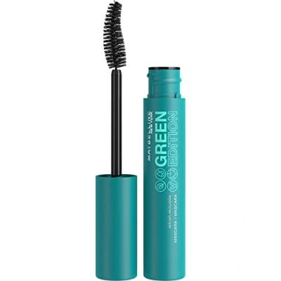 Afbeelding van Maybelline New York Green Edition MEGA Mousse Mascara Mascara, Dames, Maat: 9 ml, Very black