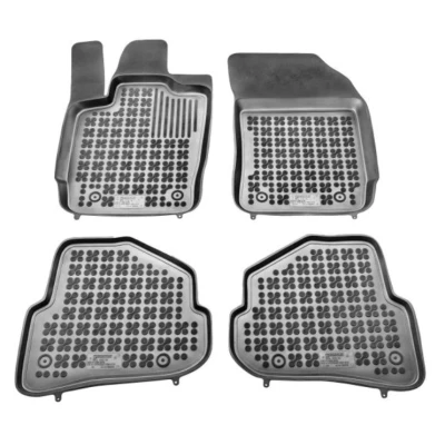 Afbeelding van REZAW PLAST 200313 Vloermatset Rubber voor en achter Zwart AUDI: A1 Sportback, Hatchback