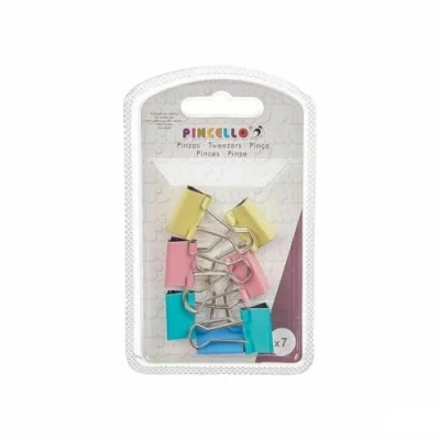 Afbeelding van Klemmen Clip Klein Multicolour Metaal (24 Stuks)