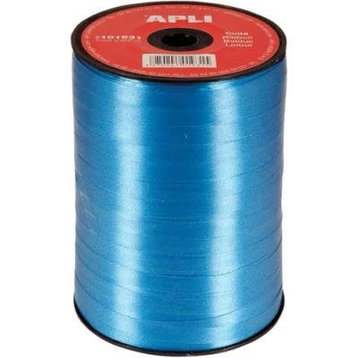 Afbeelding van APLI 101931 Bolduc glad, 7 mm x 500 m, kleur: blauw