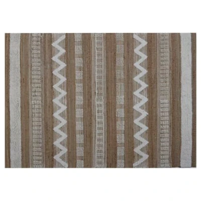 Afbeelding van Tapijt Home ESPRIT Wit Bruin Boho 200 x 300 1 cm