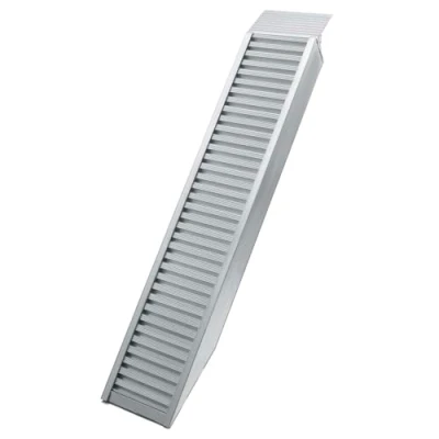 Afbeelding van WilTec Laadhelling voor motorfiets, ATV, quad, aluminium, oprijlaan, rail, botsing, 161 cm, 2025 kg