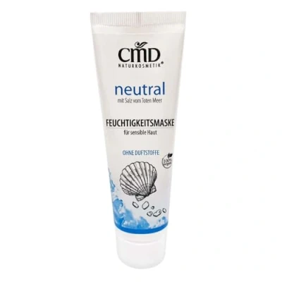 Afbeelding van CMD Neutral Vochtinbrengend masker met Dode Zeezout, 50 ml, veganistische biologische natuurlijke cosmetica