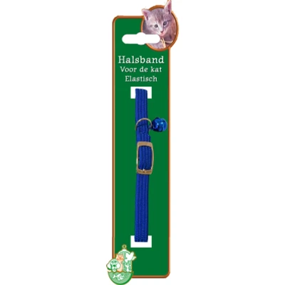 Afbeelding van Kattenhalsband elastisch blauw Gebr. de Boon
