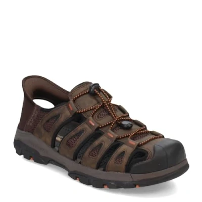 Afbeelding van Skechers Tresmen Norvick Outdoorsandalen, Heren, Maat: 44, Braun Kunststof/ textiel
