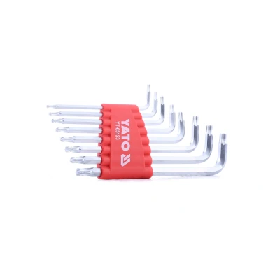 Afbeelding van YATO YT 05123 Haakse schroevendraaierset T9, T10, T15, T20, T25, T27, T30, T40 8