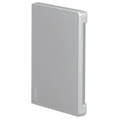 Afbeelding van Hager BR651006LAN Eindstuk (b x d) 100 mm 68 Aluminium 1 stuk(s)