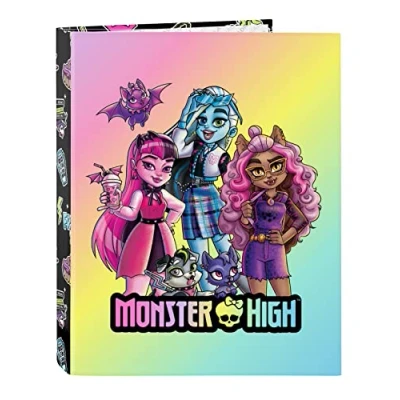 Afbeelding van Ringmap Monster High Creep Zwart A4 26.5 x 33 4 cm