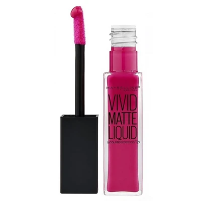 Afbeelding van Maybelline Color Sensational Vivid Matte Liquid Lipgloss 30 Fuchsia Ecstasy