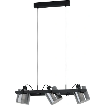 Afbeelding van EGLO Hornwood 2 Hanglamp E27 78 cm Zwart