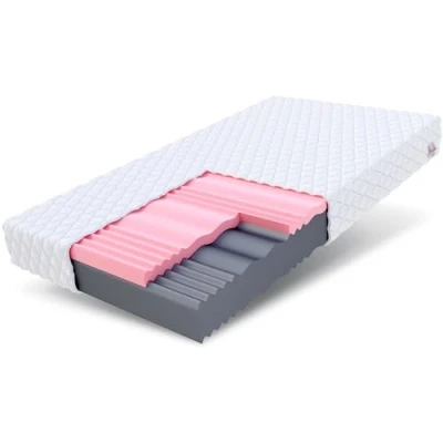 Image de FDM SELECT Matelas 180x200 cm Mousse à Mémoire de Forme Épaisseur 14 Fermeté H3 H4 Deux Faces 7 Zones Confort Housse Lavable OEKO TEX Hypoallergénique