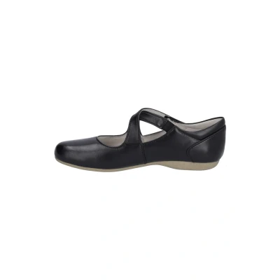 Afbeelding van Josef Seibel Fiona 72 Ballerina&#039;s met enkelbandjes, Dames, Maat: 36, Schwarz Leer