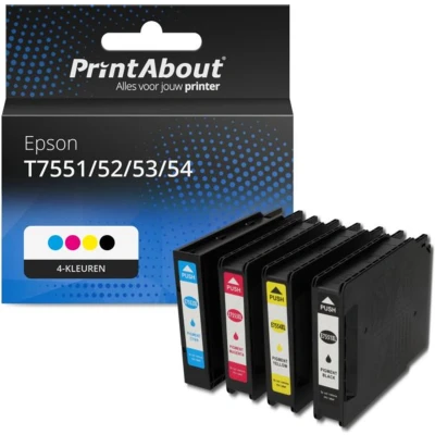 Afbeelding van Huismerk Epson T7551/52/53/54 Inktcartridge 4 kleuren Multipack