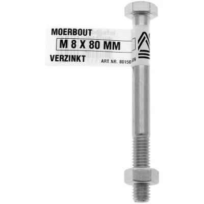 Afbeelding van Moerbout m6x30 verz Deltafix
