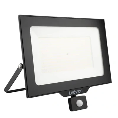 Afbeelding van Ledvion LED Breedstraler met bewegingssensor, 200 Watt Osram Breedstraler, 4000K, 24.000 lumen, IP44, Incl. Snelaansluiting &amp; 2 jaar garantie