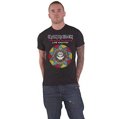 Afbeelding van Iron Maiden Book Of Souls Live Chapter Heren T shirt S Zwart