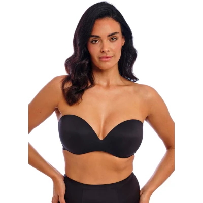 Afbeelding van Wacoal Ines Secret Push Up Strapless BH Black Zwart 70 A