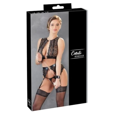 Afbeelding van Cottelli Collection Bondageset met panty&#039;s, maat M