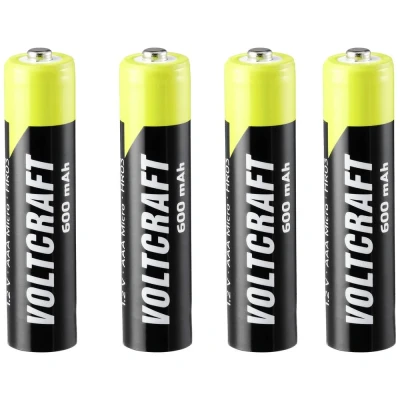 Afbeelding van VOLTCRAFT Endurance Oplaadbare AAA batterij (potlood) NiMH 600 mAh 1.2 V 4 stuk(s)