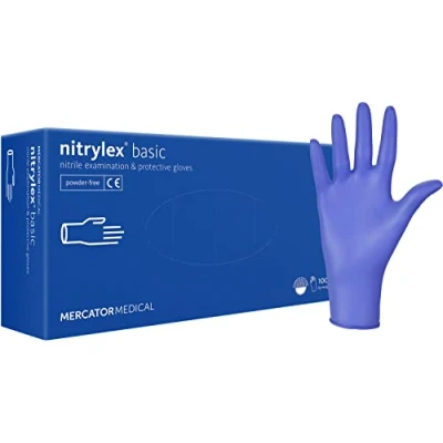 Afbeelding van Beautylushh Nitrile Wegwerphandschoenen Zwart Poedervrij 100 stuks Maat M