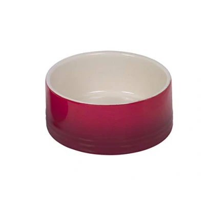 Afbeelding van Nobby Keramische kom &quot;Gradient&quot; rood Ø 15 x 6 cm 0,55 liter